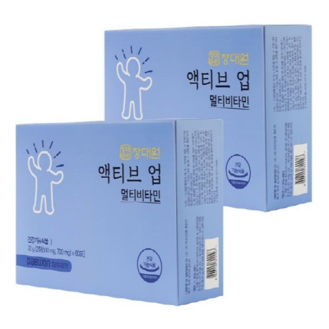 장대원 액티브업 멀티비타민 (2박스/4개월분)