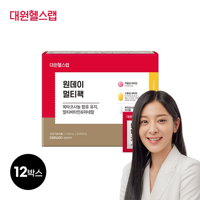 원데이 멀티팩(총 12박스/24개월분)+쇼핑백 증정