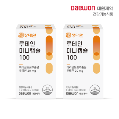 대원제약_장대원 루테인 미니캡슐 100, 2박스(총 120일)