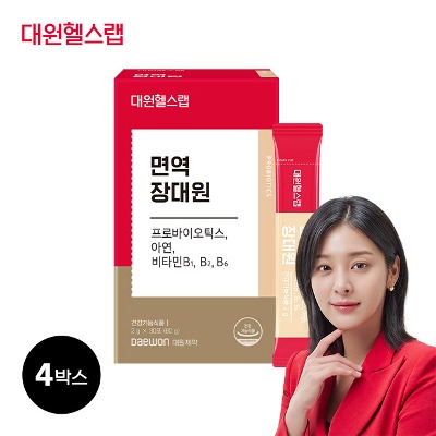 면역 장대원 프로바이오틱스 아연 비타민B(총 4박스/4개월분)